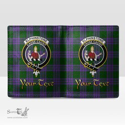 Scottish Elphinstone Clan Crest Tartan Mens Leather Wallet Tartan Wallet