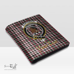 Scottish Borthwick Dress Ancient Clan Crest Tartan Mens Leather Wallet Tartan Wallet