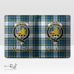 Scottish Campbell Dress Ancient Clan Crest Tartan Mens Leather Wallet Tartan Wallet