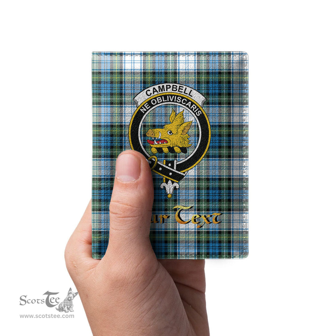 Scottish Campbell Dress Ancient Clan Crest Tartan Mens Leather Wallet Tartan Wallet