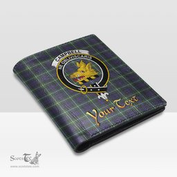 Scottish Campbell Argyll Modern Clan Crest Tartan Mens Leather Wallet Tartan Wallet