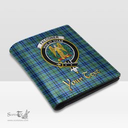 Scottish Falconer Clan Crest Tartan Mens Leather Wallet Tartan Wallet