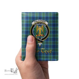 Scottish Falconer Clan Crest Tartan Mens Leather Wallet Tartan Wallet