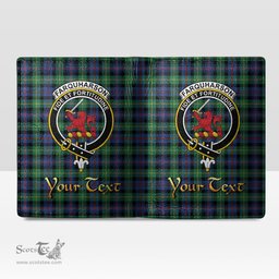 Scottish Farquharson Ancient Clan Crest Tartan Mens Leather Wallet Tartan Wallet