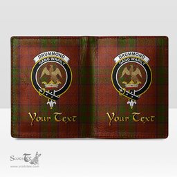 Scottish Drummond Clan Clan Crest Tartan Mens Leather Wallet Tartan Wallet