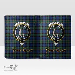 Scottish Fletcher Ancient Clan Crest Tartan Mens Leather Wallet Tartan Wallet