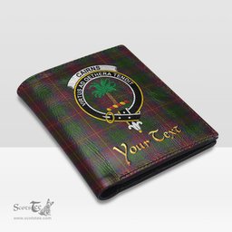 Scottish Cairns Clan Crest Tartan Mens Leather Wallet Tartan Wallet