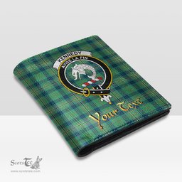 Scottish Kennedy Ancient Clan Crest Tartan Mens Leather Wallet Tartan Wallet