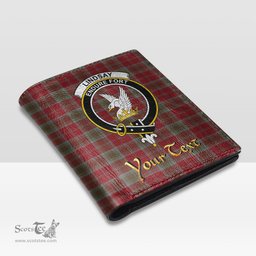 Scottish Lindsay Weathered Clan Crest Tartan Mens Leather Wallet Tartan Wallet