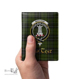 Scottish MacLean Hunting Clan Crest Tartan Mens Leather Wallet Tartan Wallet