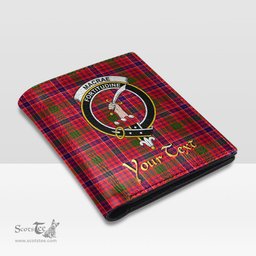 Scottish MacRae Modern Clan Crest Tartan Mens Leather Wallet Tartan Wallet