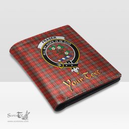 Scottish Fraser Weathered Clan Crest Tartan Mens Leather Wallet Tartan Wallet