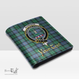 Scottish Morrison Ancient Clan Crest Tartan Mens Leather Wallet Tartan Wallet
