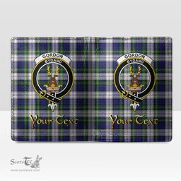 Scottish Gordon Dress Modern Clan Crest Tartan Mens Leather Wallet Tartan Wallet