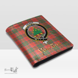 Scottish Grant Ancient Clan Crest Tartan Mens Leather Wallet Tartan Wallet
