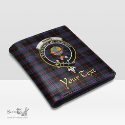 Scottish Nairn Clan Crest Tartan Mens Leather Wallet Tartan Wallet