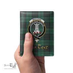 Scottish MacLean Hunting Ancient Clan Crest Tartan Mens Leather Wallet Tartan Wallet
