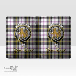 Scottish MacPherson Dress Modern Clan Crest Tartan Mens Leather Wallet Tartan Wallet