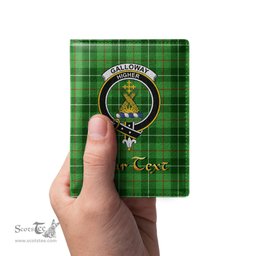 Scottish Galloway District Clan Crest Tartan Mens Leather Wallet Tartan Wallet
