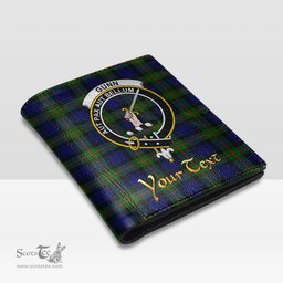 Scottish Gunn Modern Clan Crest Tartan Mens Leather Wallet Tartan Wallet