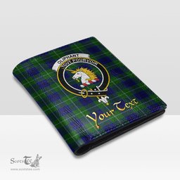 Scottish Oliphant Modern Clan Crest Tartan Mens Leather Wallet Tartan Wallet