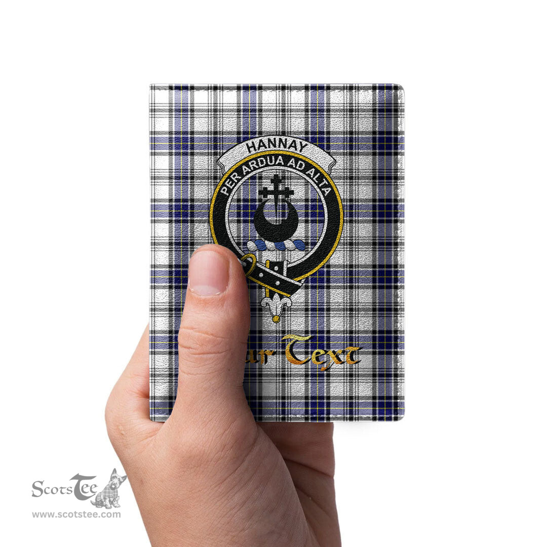 Scottish Hannay Modern Clan Crest Tartan Mens Leather Wallet Tartan Wallet