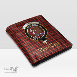 Scottish Innes Modern Clan Crest Tartan Mens Leather Wallet Tartan Wallet