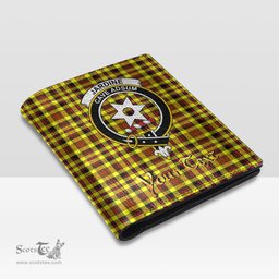 Scottish Jardine Clan Crest Tartan Mens Leather Wallet Tartan Wallet