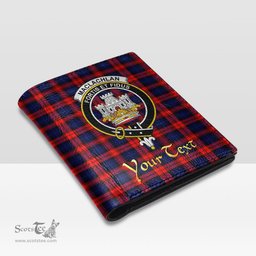 Scottish MacLachlan Modern Clan Crest Tartan Mens Leather Wallet Tartan Wallet