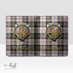 Scottish MacPherson Dress Ancient Clan Crest Tartan Mens Leather Wallet Tartan Wallet