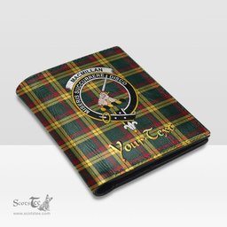 Scottish MacMillan Old Modern Clan Crest Tartan Mens Leather Wallet Tartan Wallet