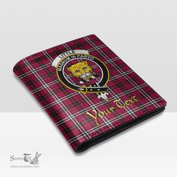 Scottish Little Clan Crest Tartan Mens Leather Wallet Tartan Wallet