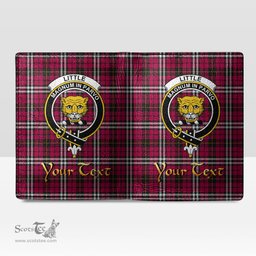 Scottish Little Clan Crest Tartan Mens Leather Wallet Tartan Wallet