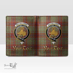 Scottish MacGillivray Hunting Ancient Clan Crest Tartan Mens Leather Wallet Tartan Wallet