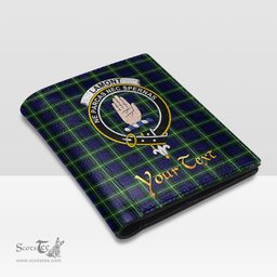 Scottish Lamont Modern Clan Crest Tartan Mens Leather Wallet Tartan Wallet