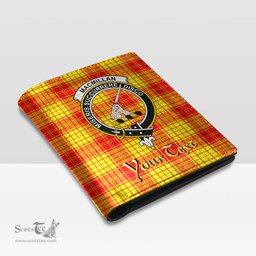 Scottish MacMillan Clan Clan Crest Tartan Mens Leather Wallet Tartan Wallet