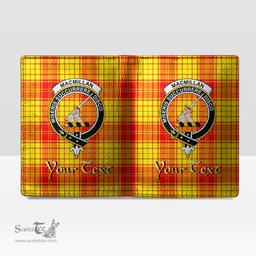 Scottish MacMillan Clan Clan Crest Tartan Mens Leather Wallet Tartan Wallet