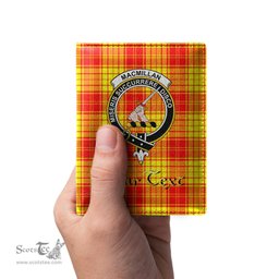 Scottish MacMillan Clan Clan Crest Tartan Mens Leather Wallet Tartan Wallet