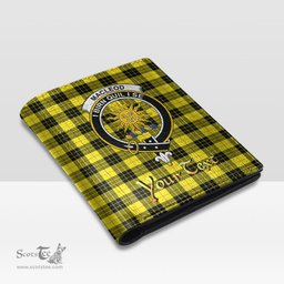Scottish MacLeod of Lewis Modern Clan Crest Tartan Mens Leather Wallet Tartan Wallet