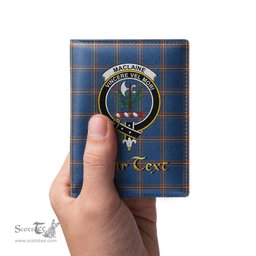 Scottish MacLaine of Loch Buie Hunting Ancient Clan Crest Tartan Mens Leather Wallet Tartan Wallet