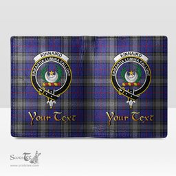 Scottish Kinnaird Clan Crest Tartan Mens Leather Wallet Tartan Wallet