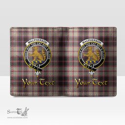 Scottish MacPherson Hunting Ancient Clan Crest Tartan Mens Leather Wallet Tartan Wallet