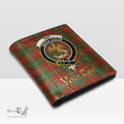 Scottish Hay Ancient Clan Crest Tartan Mens Leather Wallet Tartan Wallet