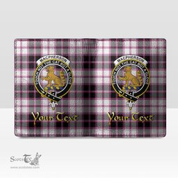 Scottish MacPherson Hunting Modern Clan Crest Tartan Mens Leather Wallet Tartan Wallet