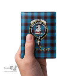 Scottish Home Ancient Clan Crest Tartan Mens Leather Wallet Tartan Wallet