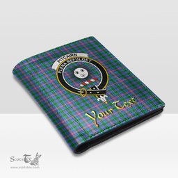 Scottish Pitcairn Hunting Clan Crest Tartan Mens Leather Wallet Tartan Wallet