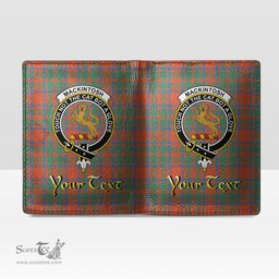 Scottish MacKintosh Ancient Clan Crest Tartan Mens Leather Wallet Tartan Wallet