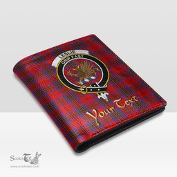 Scottish Leslie Modern Clan Crest Tartan Mens Leather Wallet Tartan Wallet