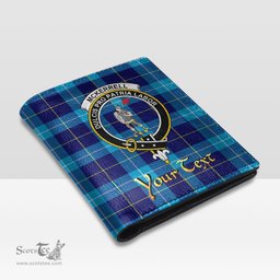 Scottish McKerrell Clan Crest Tartan Mens Leather Wallet Tartan Wallet
