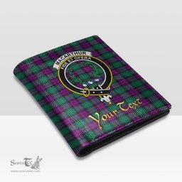 Scottish MacArthur Milton Clan Crest Tartan Mens Leather Wallet Tartan Wallet
